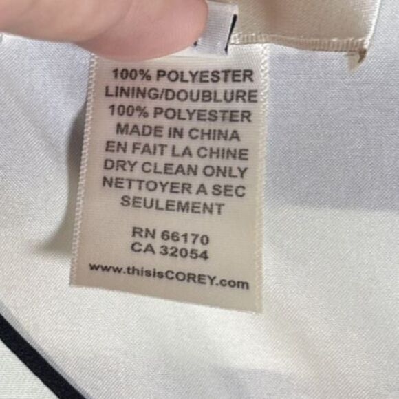 Anthro Corey Lynn Calter Women’s Size 4 Tank‎ Top Peplum Blouse Floral Striped - Picture 6 of 11